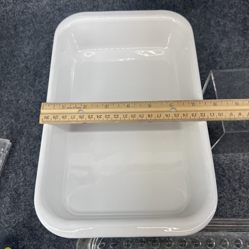 Corning Ware French White Casserole Dish MC-2-B & Pyrex Lid MC-2 -C - Picture 10 of 12